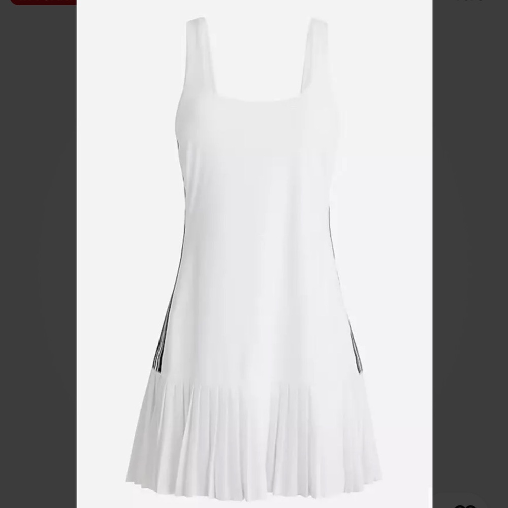 J. Crew Active Mini Dress Side Stripe Pleated Skirt Under Short NWT Sold out XL